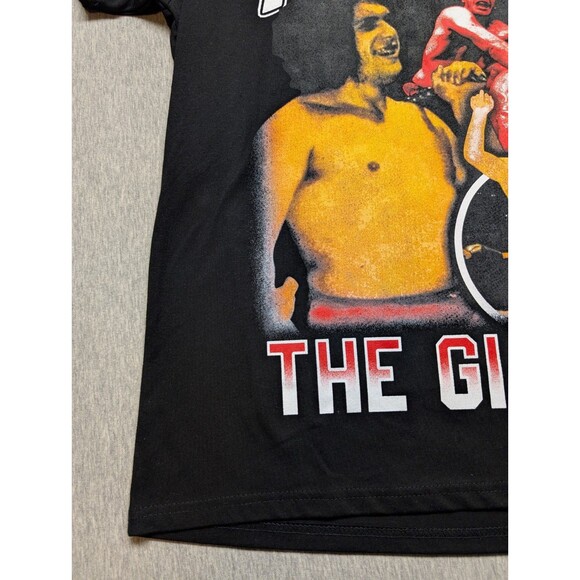 New without Tags ANDRE THE GIANT Shirt Black Size Medium Wrestling WWF - Picture 3 of 8